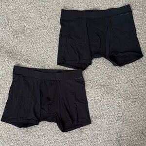 Pair of Thieves Men's CottonBlack Boxer Briefs - Large